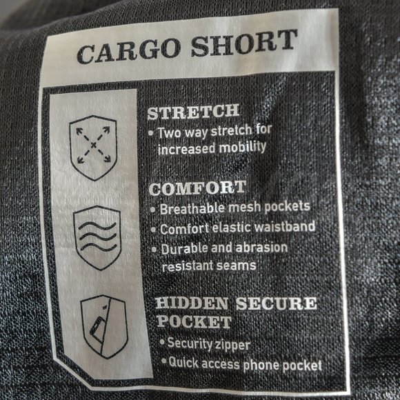 Orvis men cargo short with belt TAN 32 34 36 38 40 42 - Picture 9 of 10